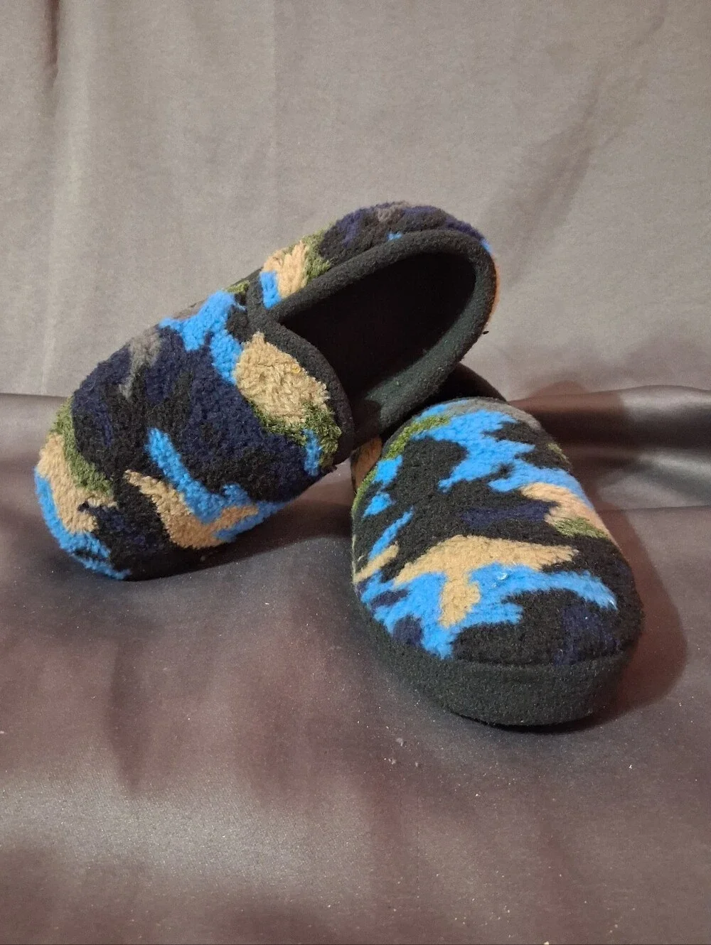 Boys Wonder Nation Camo Slippers